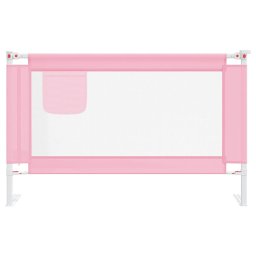 vidaXL Bedhekje peuter 120x25 cm stof roze