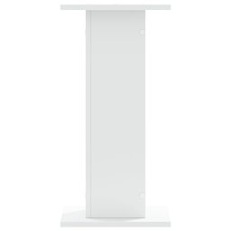 vidaXL Speakerstandaards 2 st 30x30x60 cm bewerkt hout wit