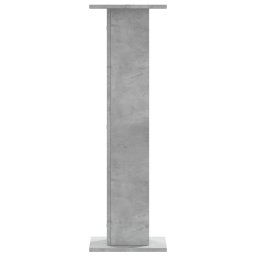 vidaXL Speakerstandaards 2 st 30x30x95 cm bewerkt hout betongrijs