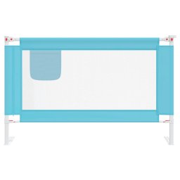 vidaXL Bedhekje peuter 120x25 cm stof blauw