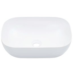vidaXL Wastafel 45,5x32x13 cm keramiek wit