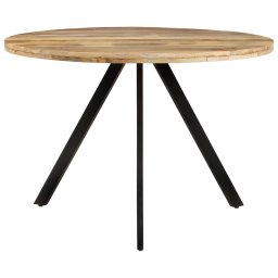 vidaXL Eettafel 110x75 cm massief mangohout