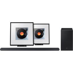 Samsung HW-S700D Zwart+ Samsung Music Frame HW-LS60D (2-pack)