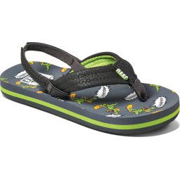 Reef - Maat 21.22 - Little Ahi Jongens Slippers - Dino Brah