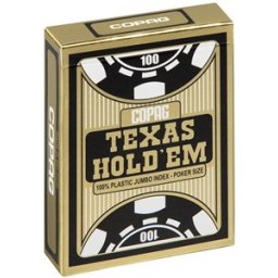 Texas Hold'em Gold Zwart