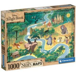 Disney - Jungle Book Story Maps Puzzel (1000 stukjes)