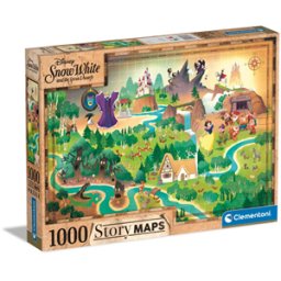 Disney - Snow White Story Maps Puzzel (1000 stukjes)