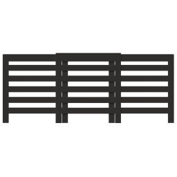 vidaXL Radiatorombouw 205x21,5x83,5 cm bewerkt hout zwart