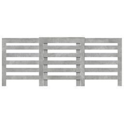 vidaXL Radiatorombouw 205x21,5x83,5 cm bewerkt hout betongrijs