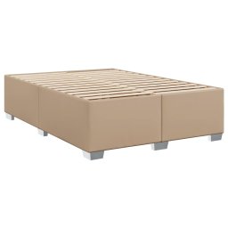 vidaXL Bedframe kunstleer cappuccinokleurig 160x200 cm