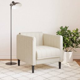 vidaXL Fauteuil linnen