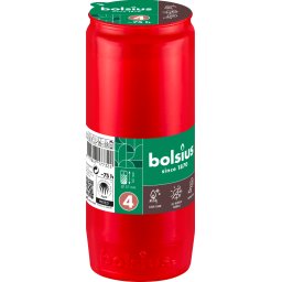 Bolsius Herdenkingslicht Nr.4 Rood