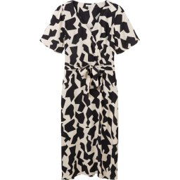 TOM TAILOR maat 38 printed dress with wrap Dames Jurk