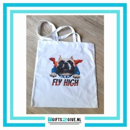 Franse Bulldog Fly High Tas