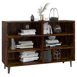 vidaXL Dressoir 103,5x35x70 cm bewerkt hout gerookt eikenkleurig
