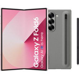 Samsung Galaxy Z Fold 6 256GB Roze 5G + Samsung Back Cover met S Pen Grijs