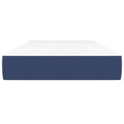 vidaXL Pocketveringmatras voor kinderen medium 80x160 cm stof blauw