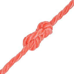 vidaXL Touw gedraaid 6 mm 500 m polypropyleen oranje