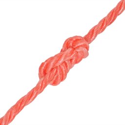vidaXL Touw gedraaid 8 mm 500 m polypropyleen oranje