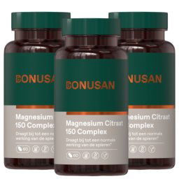 Bonusan Magnesium citraat 150 complex 180 Tabletten