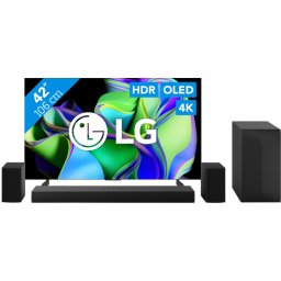LG OLED42C34LA (2023) + Soundbar
