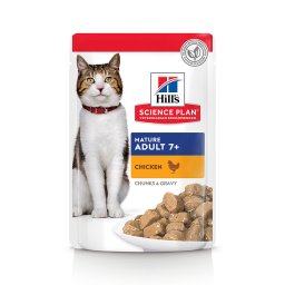 24x85g Mature Adult Kip Hill's Science Plan Kattenvoer