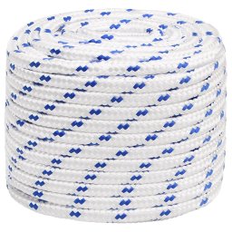 vidaXL Boot touw 18 mm 25 m polypropyleen wit