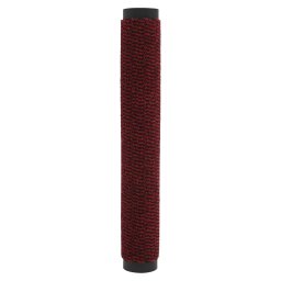 vidaXL Deurmat getuft 60x150 cm rood