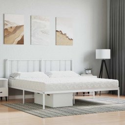 vidaXL Schuimmatras hardheid H2 H3 160x220 cm wit