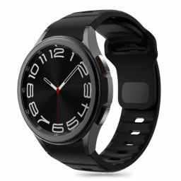 TechProtection Siliconen Galaxy Watch 7 / 6 / 5 Pro / 5 / 4 / FE Bandje Zwart