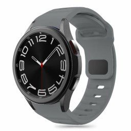 TechProtection Siliconen Galaxy Watch 7 / 6 / 5 Pro / 5 / 4 / FE Bandje Grijs