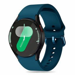 TechProtection Siliconen Slim Galaxy Watch 7 / 6 / 5 Pro / 5 / 4 / FE Bandje Montego Blauw