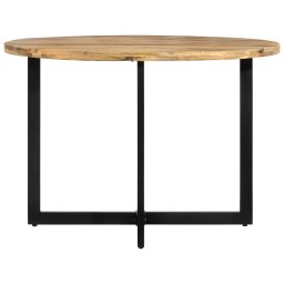 vidaXL Eettafel 110x75 cm massief mangohout