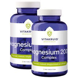 Vitakruid Magnesium 200 complex tabletten 360 stuks