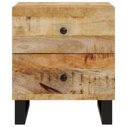 vidaXL Nachtkastjes 2 st 40x33x46 cm massief mangohout