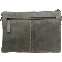 DSTRCT Raider Road Schoudertas Leer Grijs