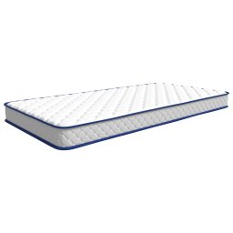 vidaXL Traagschuimmatras 90x190x17 cm Zacht wit