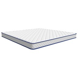 vidaXL Traagschuimmatras 200x200x17 cm Zacht wit