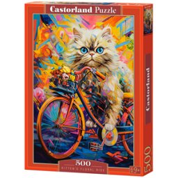 Kitten's Floral Ride Puzzel (500 stukjes)