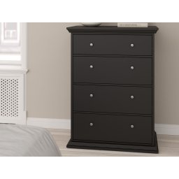 Commode NORTON 4 lades zwart