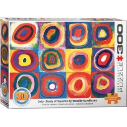 Color Study of Squares - Wassily Kandinsky 3D Lenticular (300 stukjes)