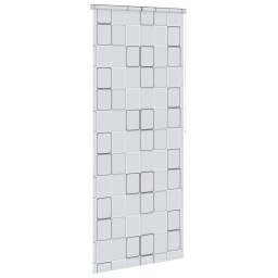 vidaXL Rolgordijn voor douche 80x240 cm vierkant