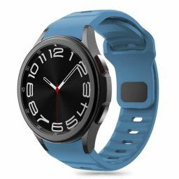 TechProtection Siliconen Galaxy Watch 7 / 6 / 5 Pro / 5 / 4 / FE Bandje Blauw