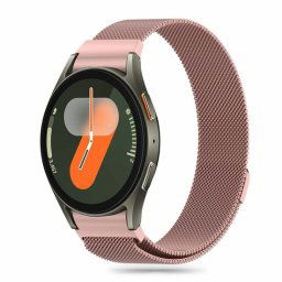 TechProtection Milanese Galaxy Watch 7 / 6 / 5 Pro / 5 / 4 / FE Bandje Roze Goud