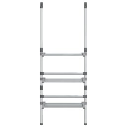vidaXL Droogrek 3-laags hangend aluminium
