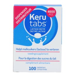 Kerutabs Lactase Enzym 4600 FCC Tabletten