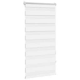 vidaXL Zebra rolgordijn 80,9 x 150 cm stofbreedte 76,7 cm wit