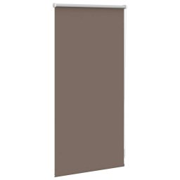 vidaXL Rolgordijn verduisterend 44,4 x 100 cm stofbreedte 40 cm koffiebruin