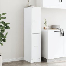 vidaXL Apothekerskast Wit 30x41x144,5 cm Bewerkt Hout