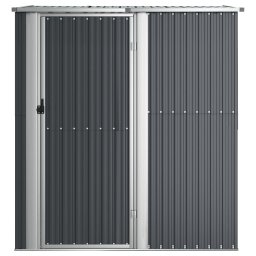 vidaXL Tuinschuur 180,5x97x209,5 cm gegalvaniseerd staal antraciet
